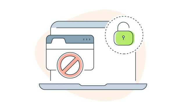 Illustration of an ip address being unblocked